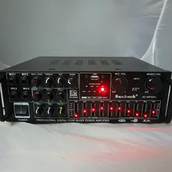 NEW 220V-240V 200W+200W SUNBUCK AV-MP326C Professional digital ECHO MIXER amplifier Home karaoke amplifier with EQ equalization