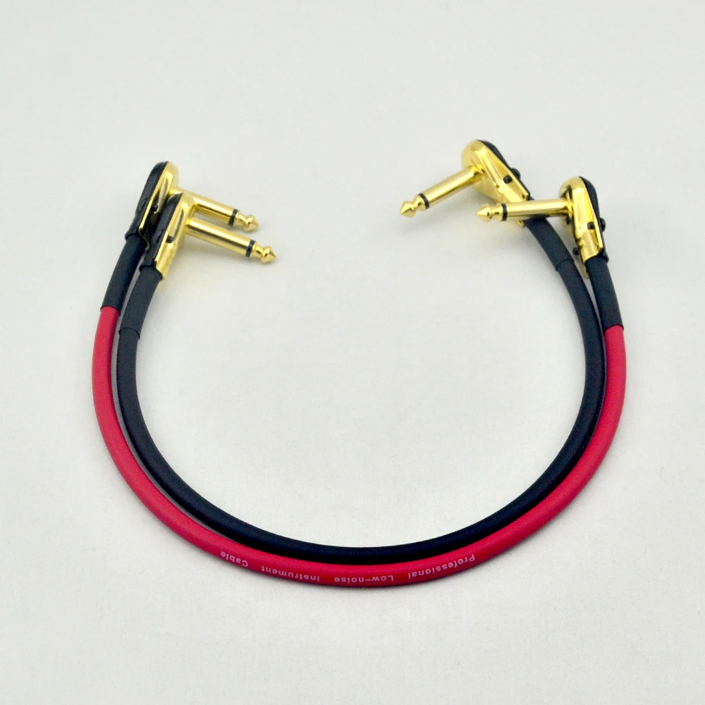 2 X  Guitar Patch Cable  Low-Profile for Guitar Effect Pedals  Effect Pedal  21cmMusical Instrument