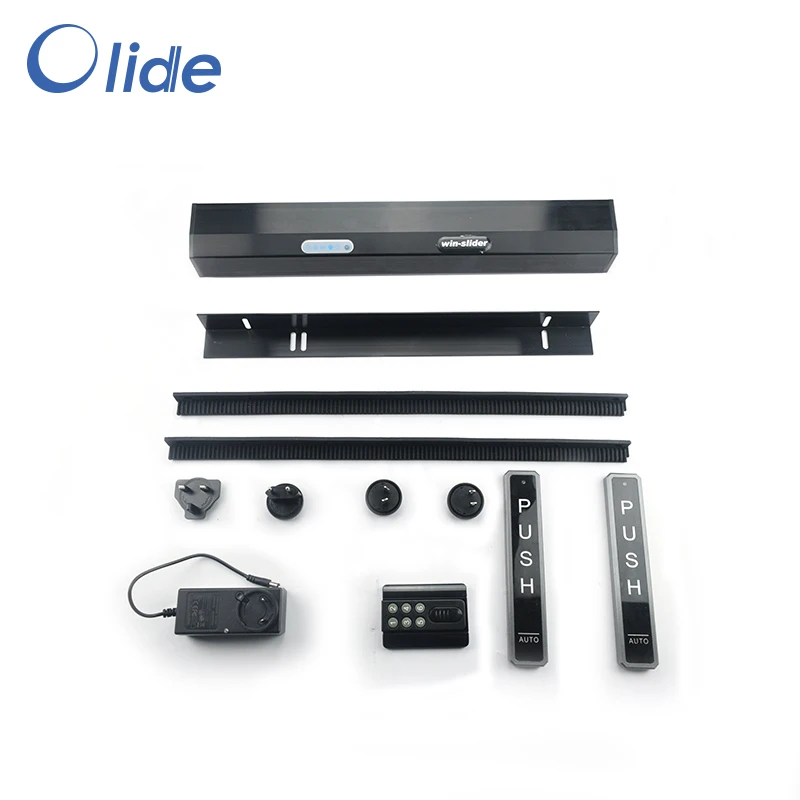 Olide Residential Automatic Sliding Door Operator,Black Electric Patio Door Opener