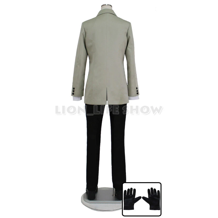 Persona 5 P5 Goro Akechi School Uniform Suit Cosplay Costume Outfit personalizza