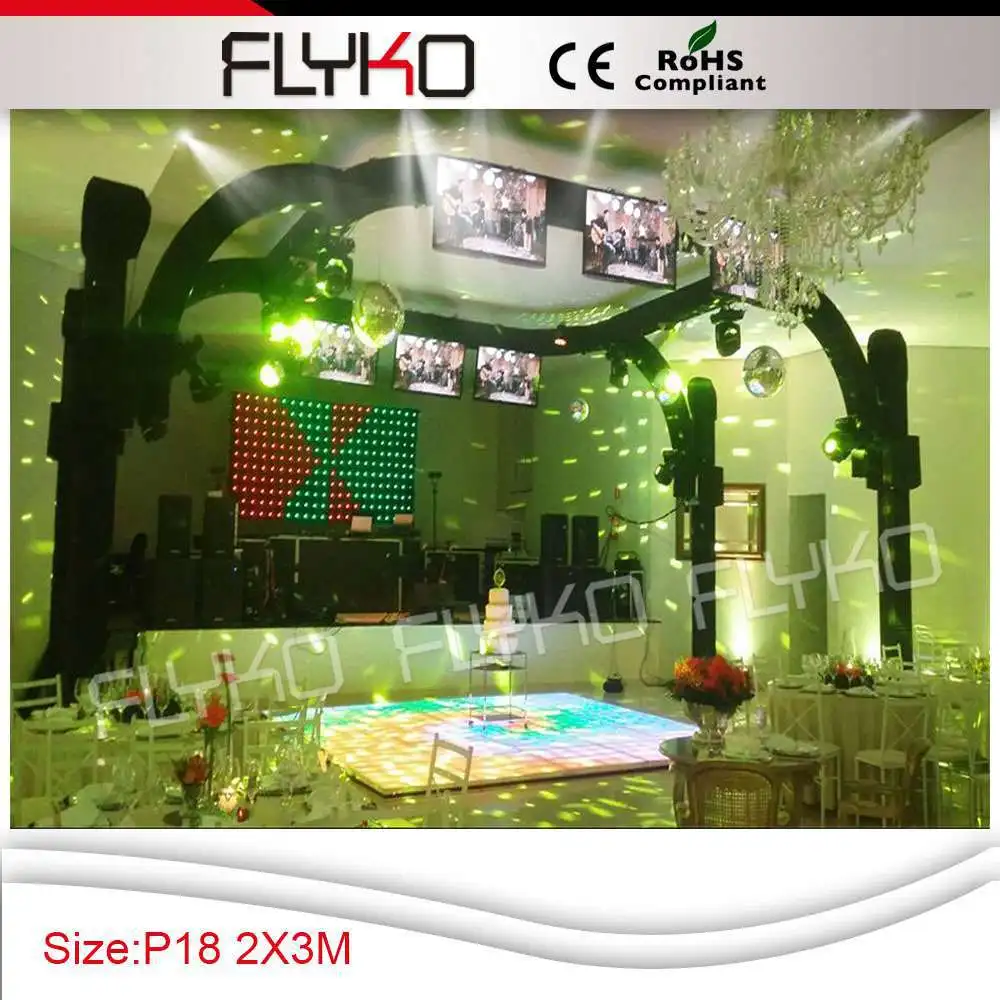 Free shipping 2m by 3m P18CM Flexible Soft Curtain LED Display Screen