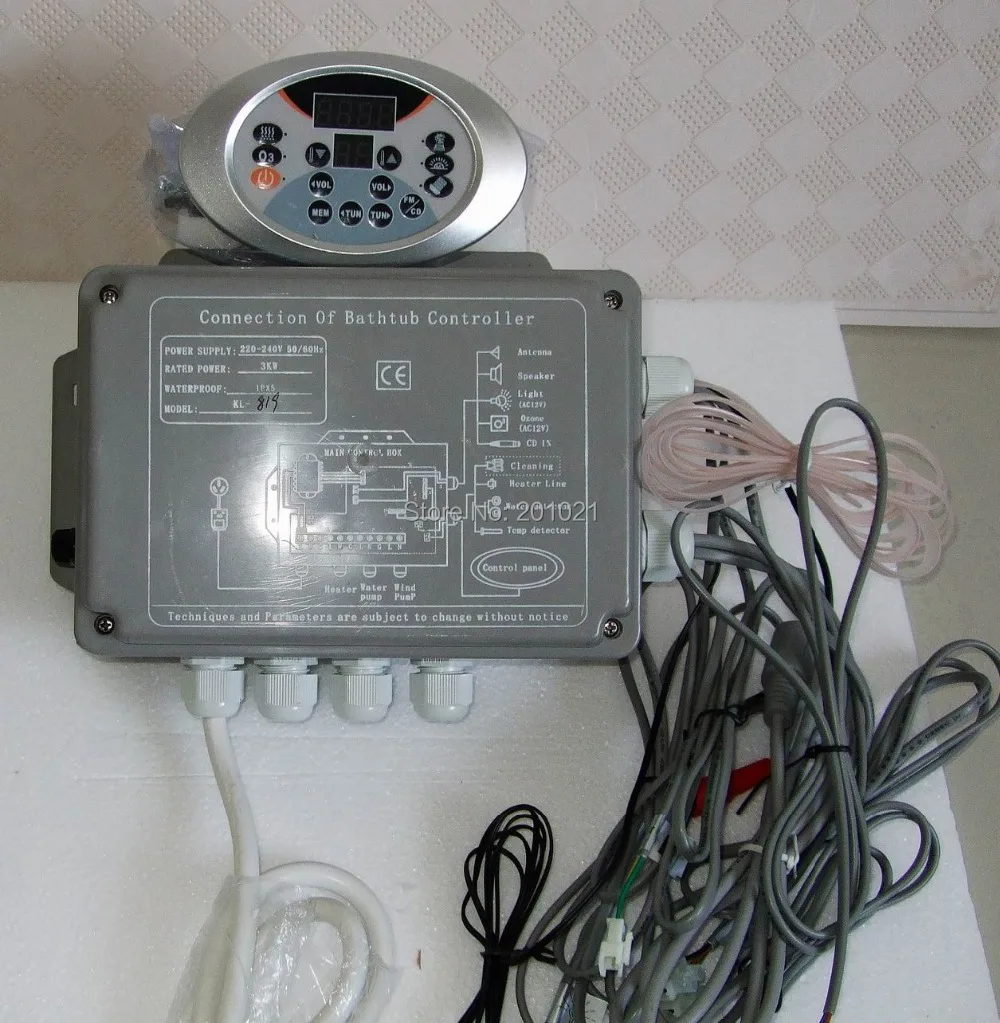 SOWO KL-819 Set controller system  Chinese bathtub controller for China tubs