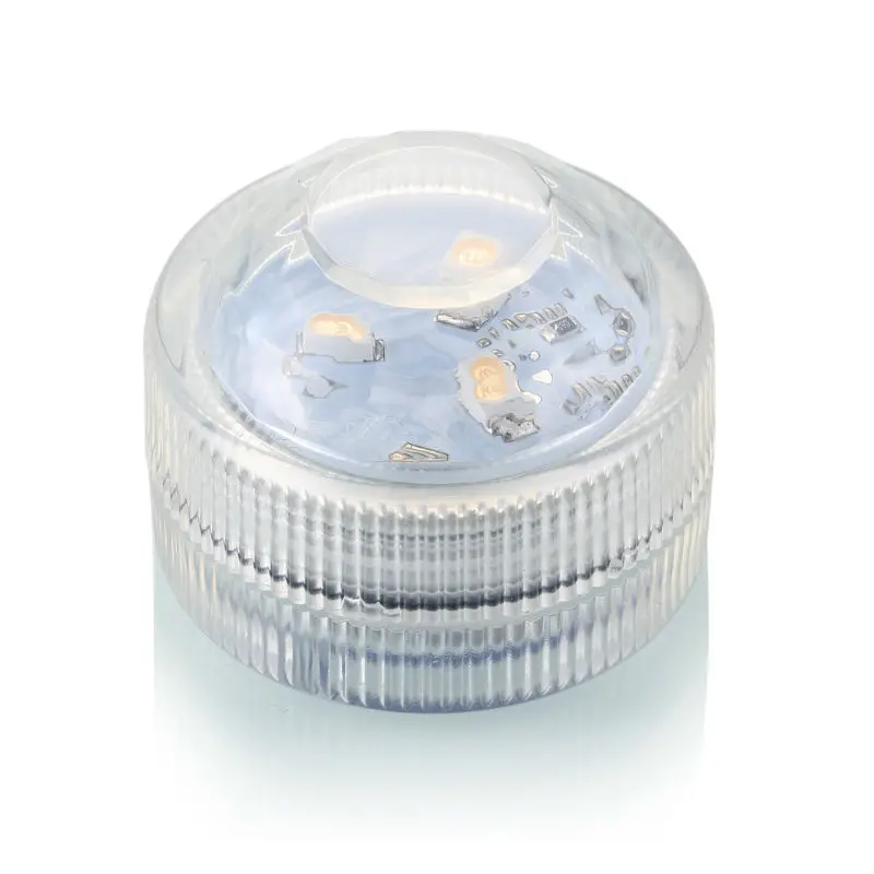 4lights/1 Remote Waterproof Submersible LED Lights Battery Operated Multicolors LED Mini Tea Light Candles with Remote