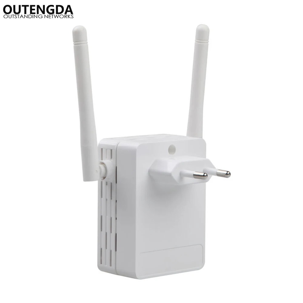 Wireless WiFi Repeater 300Mbps Network AP Router Dual Antennas Repetidor Wifi Signal Amplifier Extender 802.11n/b/g with WPS
