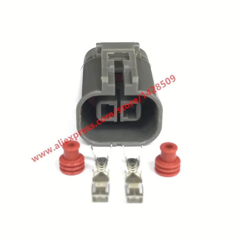 1 Set 7122-1824-40 Fan Socket For Car Automotive Connector 2 Pin Auto Plug With Terminals And Seals