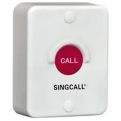 SINGCALL Wireless Calling System, Full Waterproof Caregiver Pager Nurse Calling System for Hotel Bar Hospistal