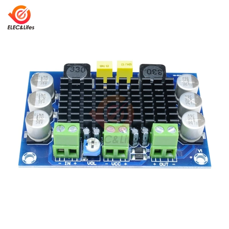 TPA3116D2 DC12V 24V 디지털 오디오 앰프 보드 100W 모노 파워 앰프 Amplificador DIY 사운드 스피커 홈 앰프