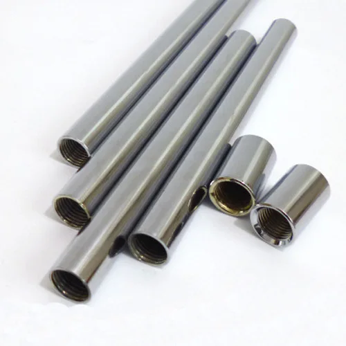 1pcs M25 Internal tube Plating tube Chrome iron tube Hollow Two ends Fine rod straight rod Table 30-200mm Length