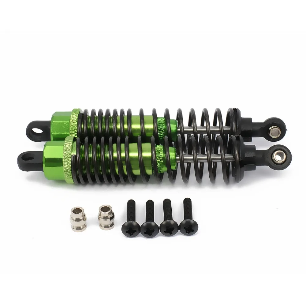 RCAWD 98mm Long shock absorber damper for rc car 1/10  crawler 2pcs Oil adjustable alloy aluminum upgraded  Hop-up parts hsp hpi