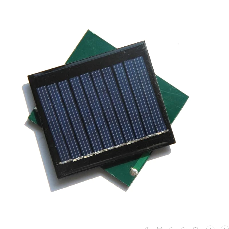 5V 60MA Mini Solar Cell Polycrystalline DIY Solar Panel Charger For 3.7V Battery Toy Study 53*60MM 100pcs Wholesale