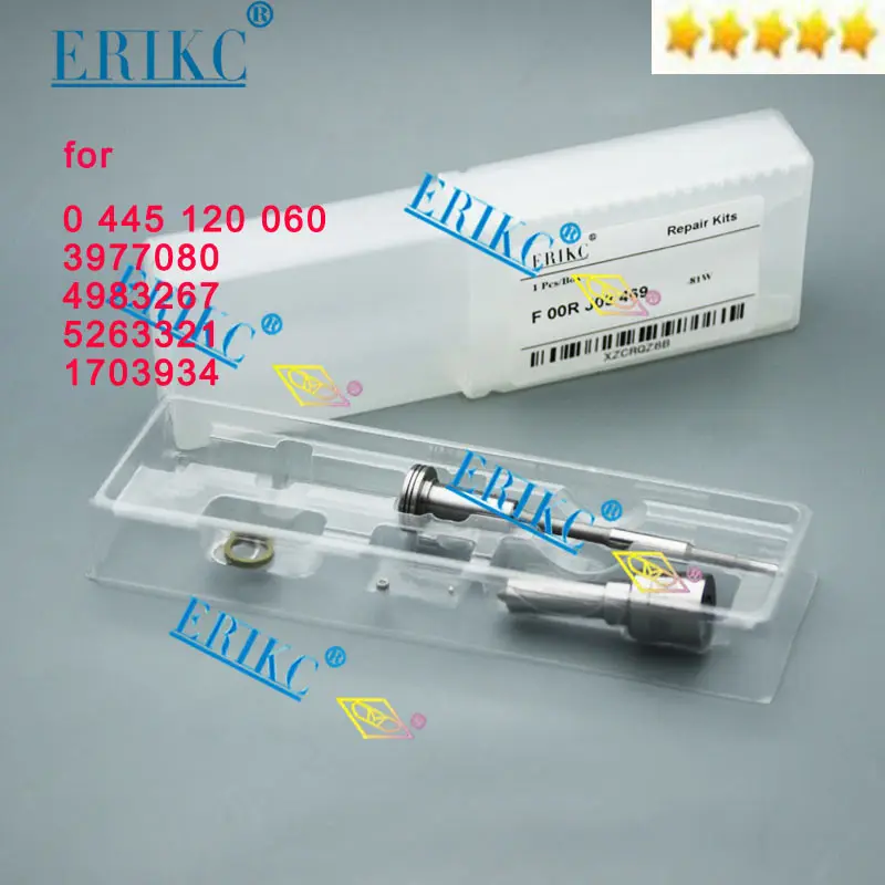 ERIKC Nozzle Dsla143p1523 Valve F00RJ02130 Fuel Injector Overhaul Repair Kit F00rj03469 for bosch 0445120060