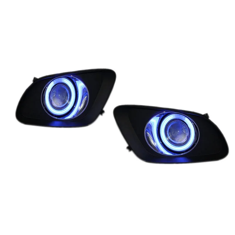 

For Geely Emgrand 7 (RV) White Angel Eyes DRL Yellow Signal Light H11 Halogen / Xenon E13 Fog Lights Projector Lens