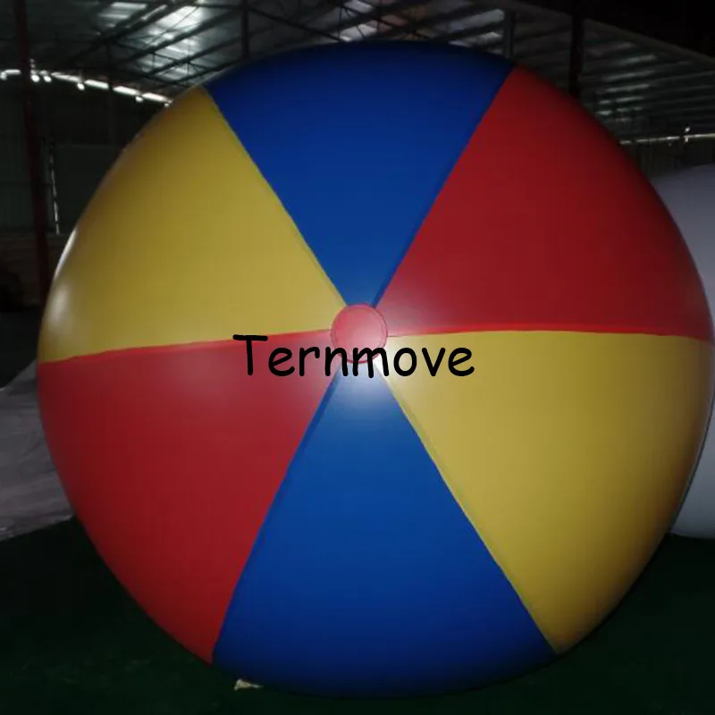 giant inflatable ball for kids lawn play colorful inflatable beach ball, custom made summer beach play air balloon for sale