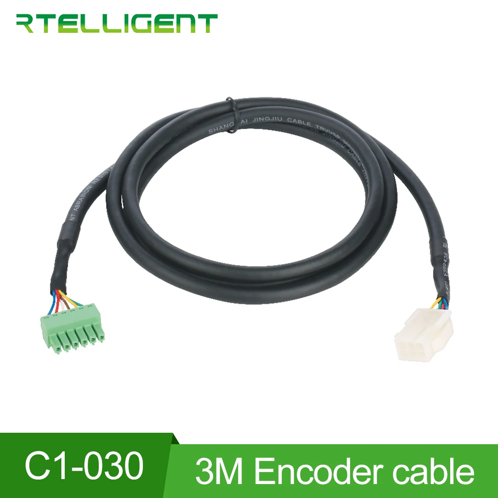 Rtelligent 1PC 3M Closed Loop Stepper motor Stepper Motor Driver encoder cable energy power extension cable