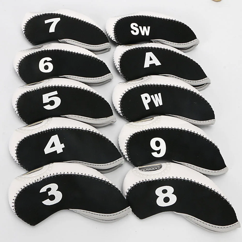 golf irons head covers 10pcs/lot Neoprene fit all golf club irons