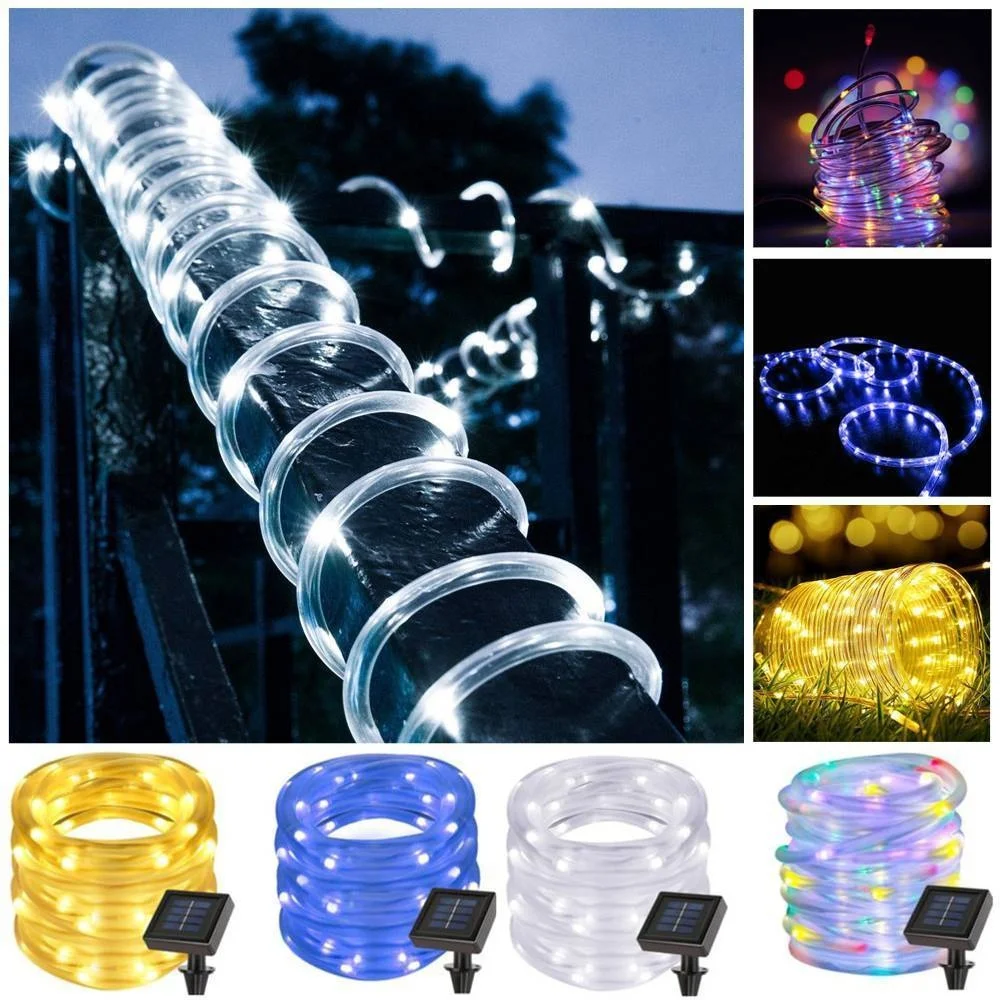 

5M /10M LED Outdoor Solar Lamp LEDs String Lights Fairy Holiday Christmas Party Garland Solar Garden Waterproof Lights