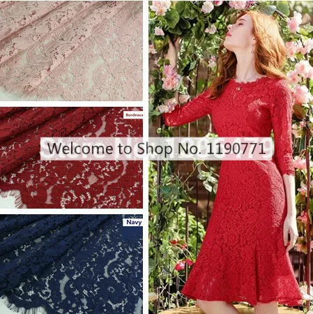 Free shipping High-grade special for car bone lace openwork fabric eyelash lace dress clothing diy handmade cloth fabric