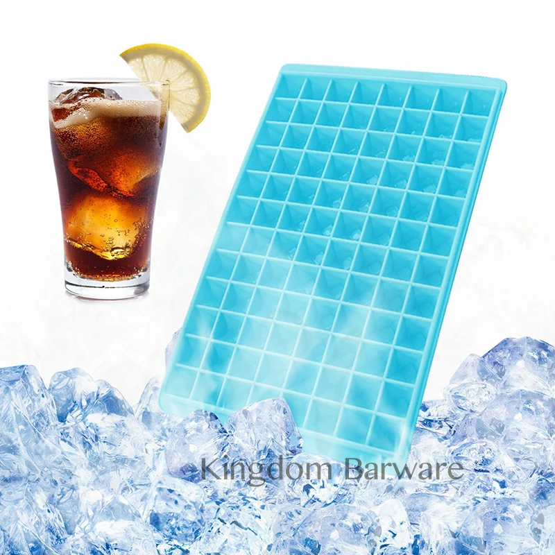 Ice Ball Maker - Mini Ice Cube Trays Molds, 96pcs 0.7 Inch Diamond Ice Ball Mold Small Ice Diamond