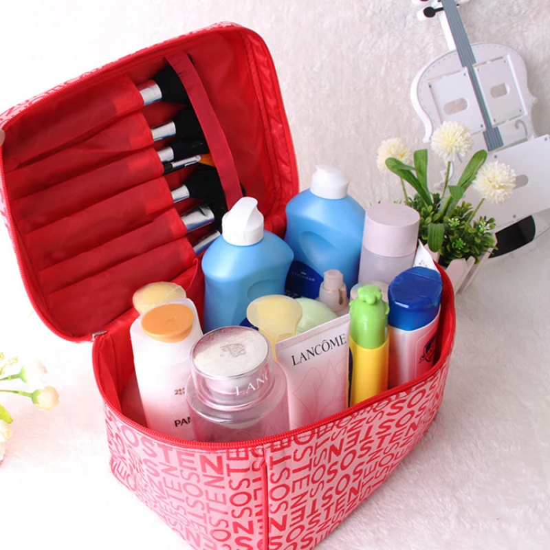 Professional Large Capacity Cosmetic Bag Extra Big High Quality Women Waterproof Travel Necessaire Toiletry Make up Bag SZL53