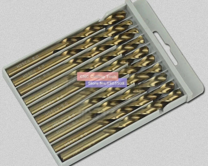 Imagem -03 - Brocas Especiais de Cobalto de Hss Hemp Flowers M35 10 Pcs 1.0 Mm8.5 mm mm mm mm mm mm mm Milímetros Milímetros Aço Inoxidável