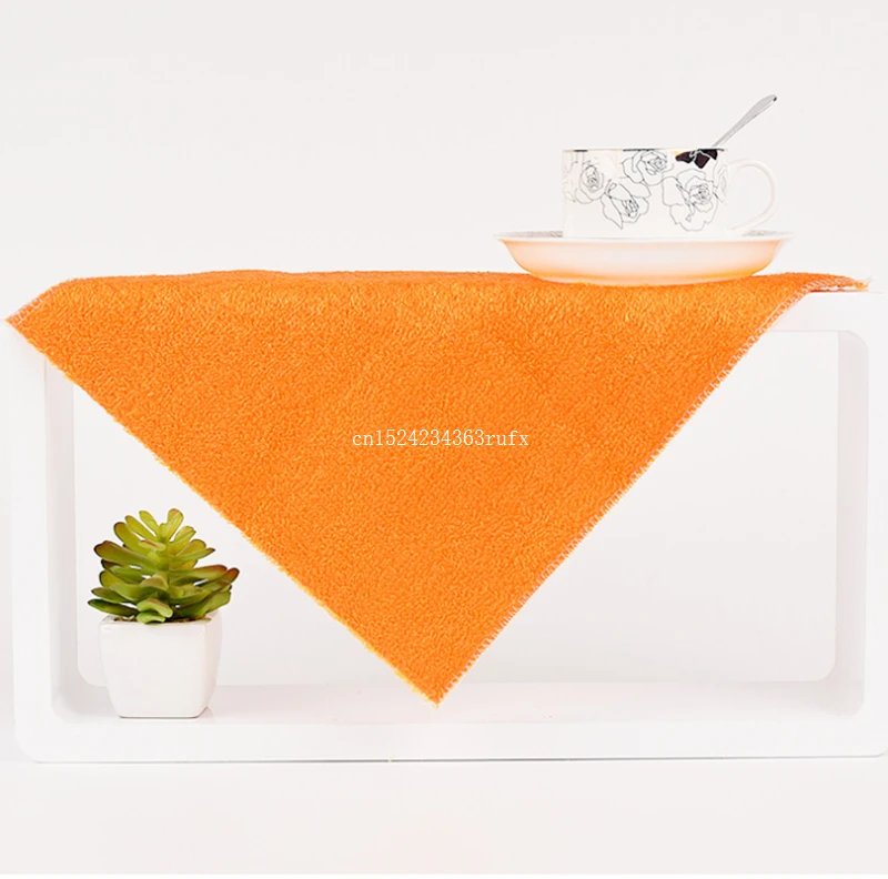 300pcs Kitchen Multifunctional Cleaning Tools Anti-grease wipping rags efficient Bamboo Fiber Cleaning Cloth home washing dish