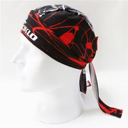 Homens e Mulheres Crânio Ciclismo Pirata Cap, Bicicleta Lenço, Bandanas de Bicicleta, Anti Suor, UV Headwear, Esporte Headband Lenço