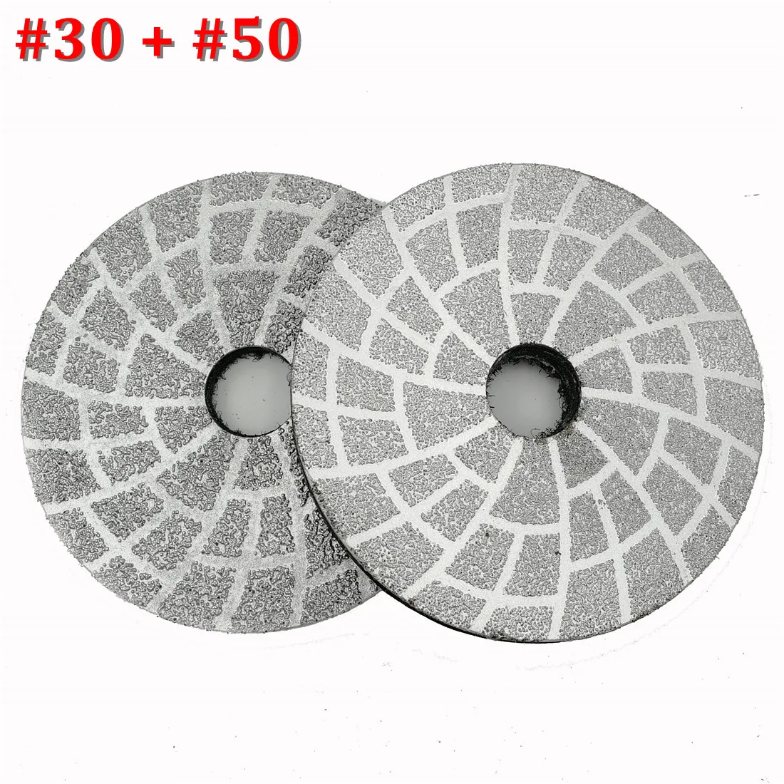 

SHDIATOOL 4" 2pcs Vacuum Brazed Diamond Grinding Disc Dia 100mm Dry or Wet Grinding Shaping Beveling Profiling Edges Wheel