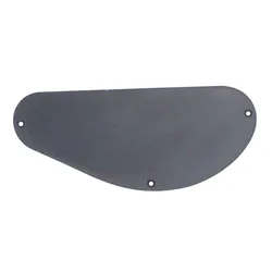 Sand Grinding Guitar Pickguard Cavity Cover Back Plate for Electric Guitar Bass Replacement Black for Electric Guitar Bass