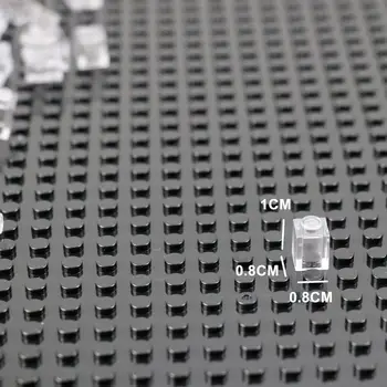 50塊透明積木 1x1 DIY MOC 兒童組裝玩具 積木 3005 10 最佳銷售 透明樂高 - №8