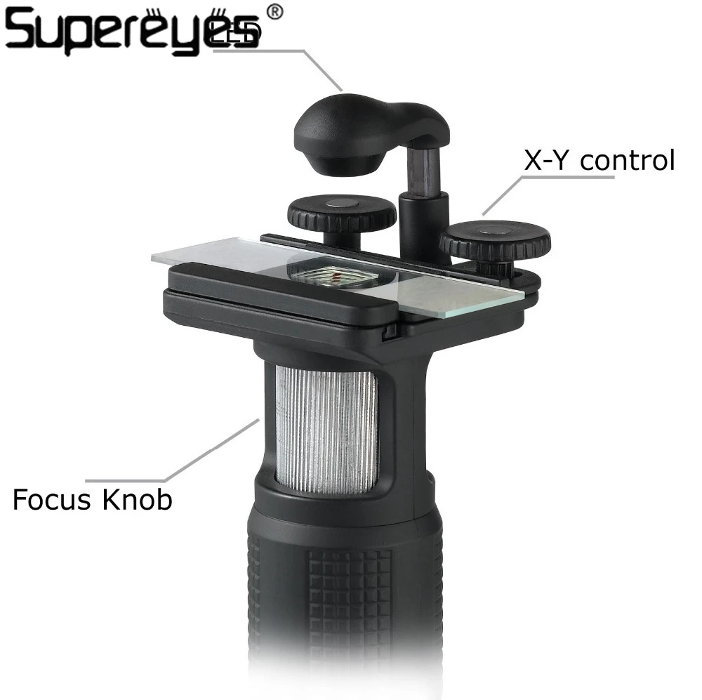 Supereyes G001J USB Portable Digital Microscope1000X 5MP Digital Biology Portable Experiment Handheld Manual Microscope