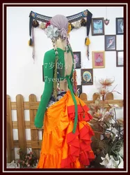 Lycra cotton Belly Dance Long Sleeve Choli Top Velvet Fat Chance Tribal LB59-30