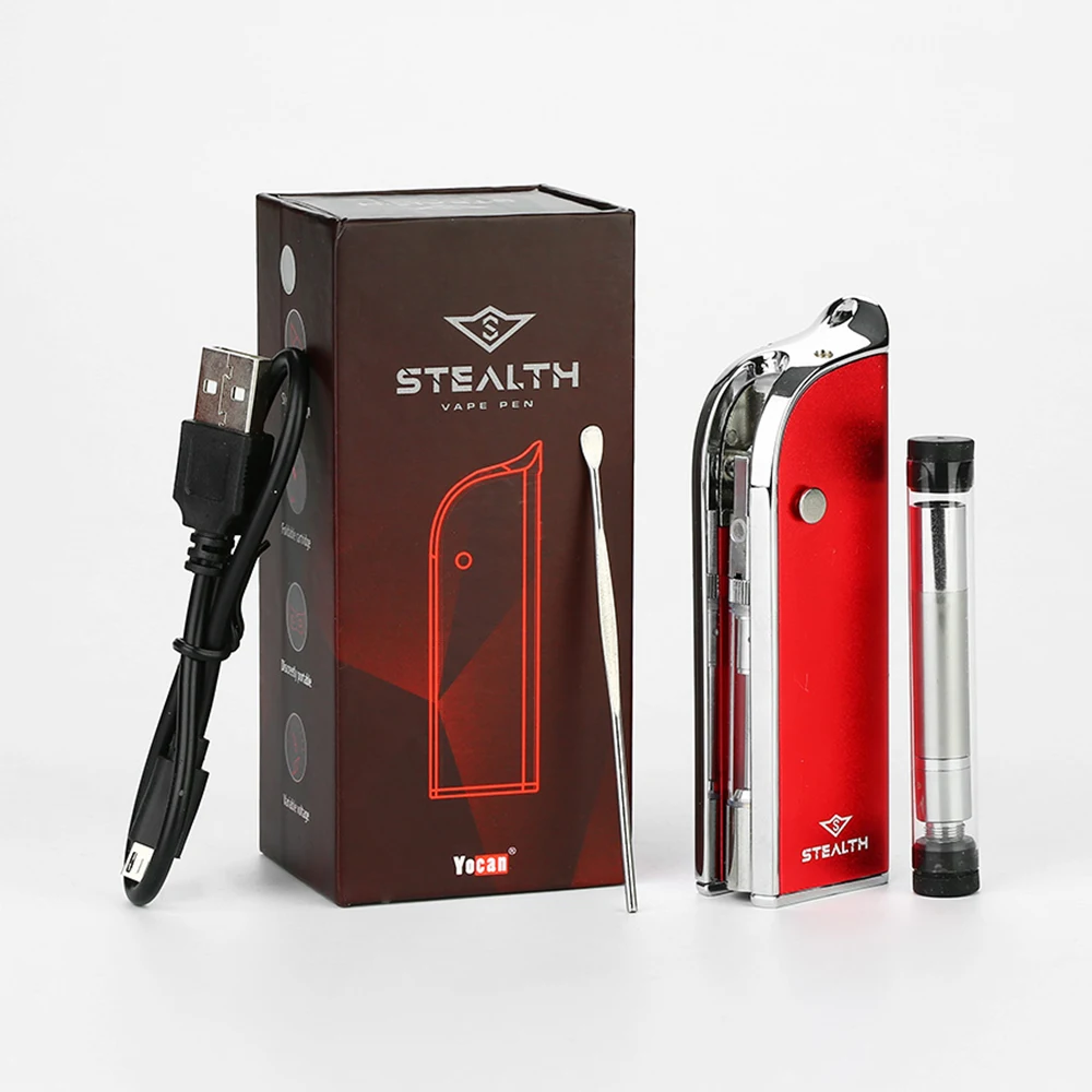 

Yocan Stealth 2 в 1 комплект пасты для сухого горения с керамической катушкой/кварцевой катушкой CBD 3 уровня регулировки напряжения