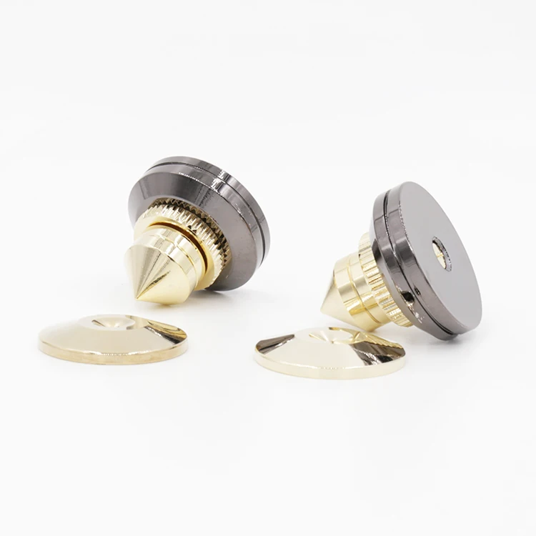 28*27 مللي متر عالية الجودة النحاس HIFI الصوت مكبر للصوت مشغل الأقراص المدمجة DAC القرص الدوار العزلة ارتفاع قدم القرص