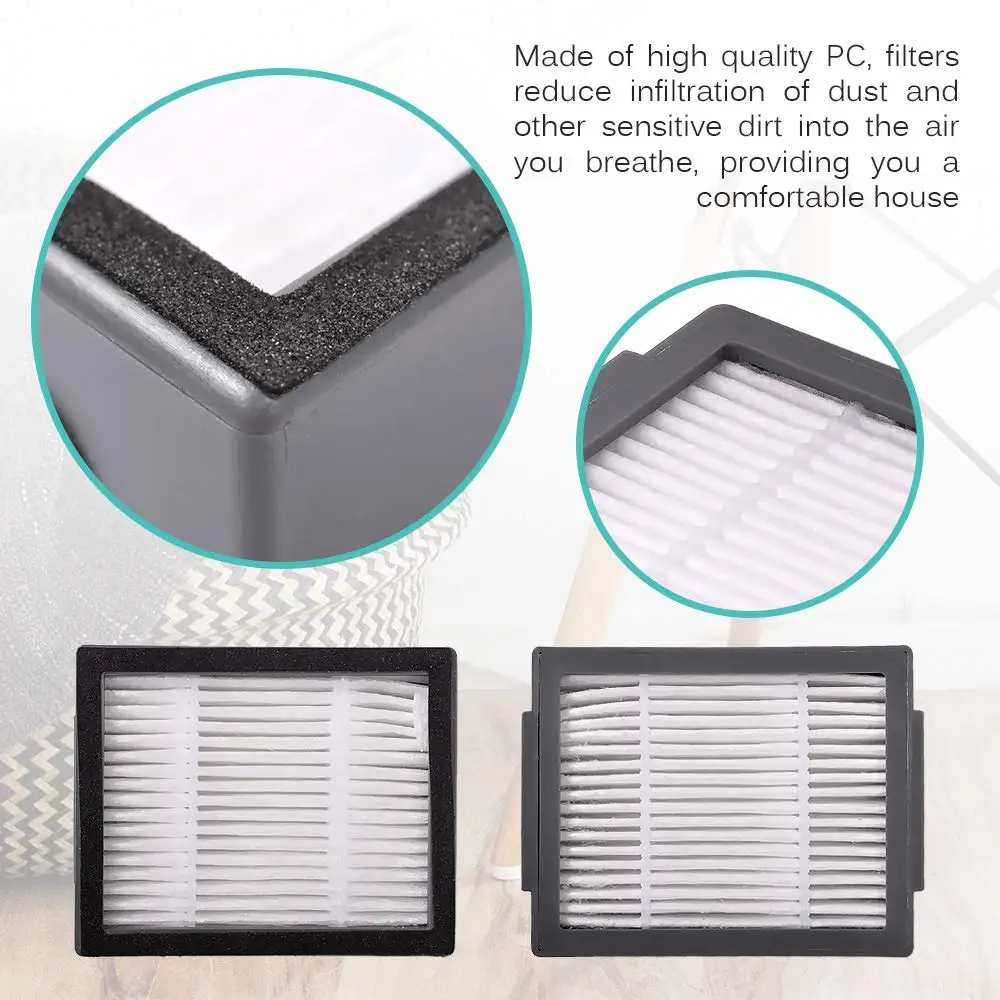 Kits de Cepillo Lateral de filtro de cepillo de rodillo para iRobot Roomba i7 i7 +/i7 Plus E5 E6 E7 piezas de Robot aspirador