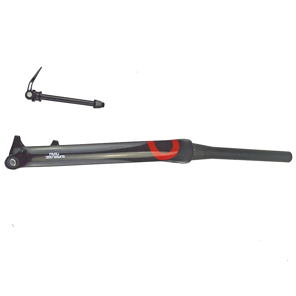 

superlogic carbon road bike front fork 700c bicycle parts 1-1/8 28.6mm cycling parts superlight axis fork T700