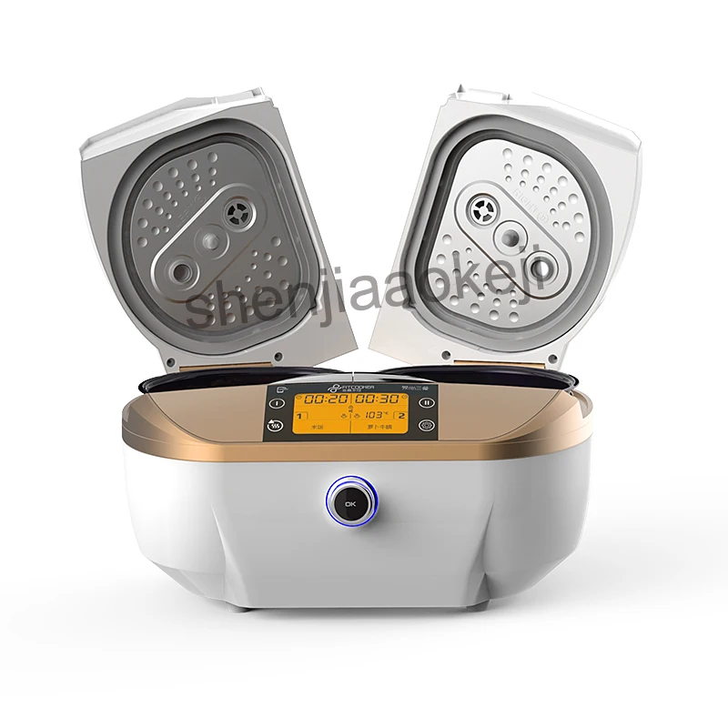 

Smart Dual-bile Rice Cooker 5-8 People Multifunctional Household Automatic Double Door Electric Cooker Food Cooking Machine 1pc