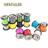 Hercules 100m 4 Strands Braided Fishing Line Super Strong Multifilament Fishing line 4X Trout 6LB-100LB Lure Wire 0.08mm-0.55mm