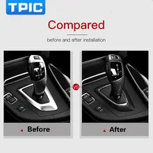 Carbon Fiber ABS Cover Sticker for BMW #3