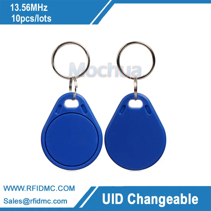 13.56MHz UID Changelable key fob M1 Classic 1K Chip fit for Copy Key