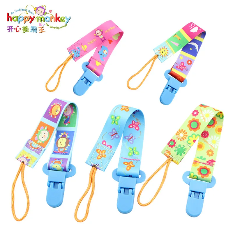 

Baby Pacifier Clip Chain Toys Cartoon Portable Hanging Tie Nipple Holder Fixed Fastening Belt for Newborns Baby Toys 0-12 Months