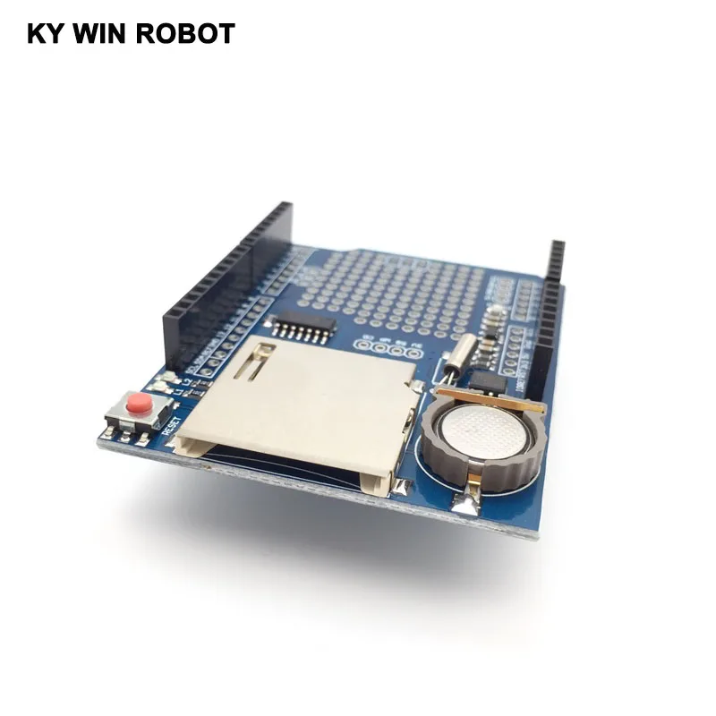 Picture 6: New Data Module Logging Shield SD Card Data Recorder Shield V1.0 For Arduino UNO SD Card Hot