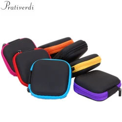 Zipper Lock Earphone Storage Bag Protective USB Cables Container Travel Organizer Key Charger Case Coin Money Box