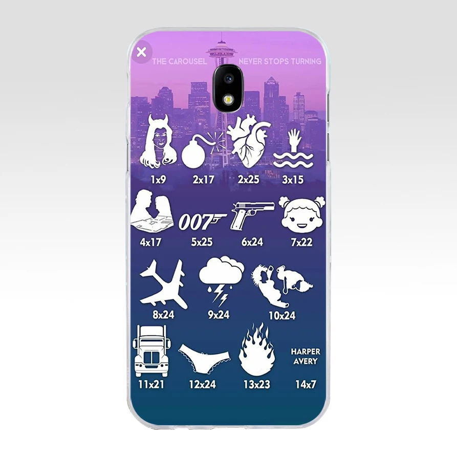 19SD American TV Greys Anatomy Soft Silicone Tpu Cover phone Case for Samsung j3 j5 j7 2015 2016 17 j2  prime j6 Plus 2018