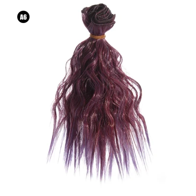 15 cm * 100 cm búp bê tóc giả nhỏ Lượn Sóng Curly hair đối với búp bê phù hợp với BJD DD búp bê Cao-Nhiệt Độ búp bê Phụ Kiện