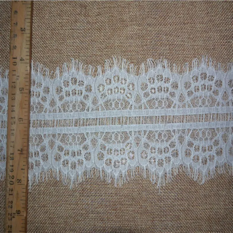  eyelash Lace fabric trimming 10CM*300CM/pc Garment accessories DIY headwear fashion home decoration L0023