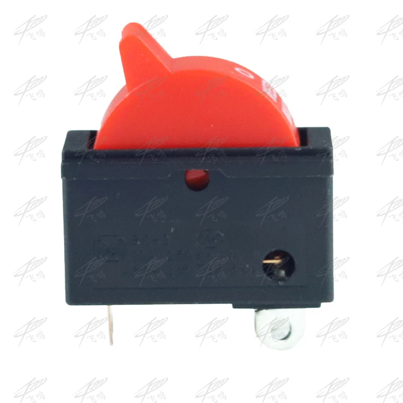 3ポジションコントロールスイッチ,2個,10a,250v,黒と赤,コントロールボタン,ヘアドライヤー用3ピン,KCD16-103