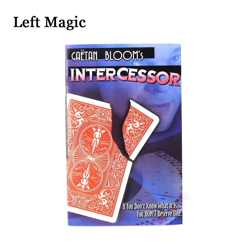 Intercessor Magic Tricks Card Corner Switch Magic Magicians Close Up Magic Gaetan Bloom\'S FISM Props Appearing Mentalism