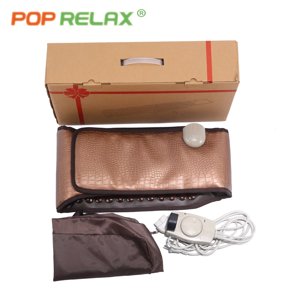 POP RELAX Korea germanium stone belt back waist pain relief electric thermal tourmaline physiotherapy anion health care foot mat