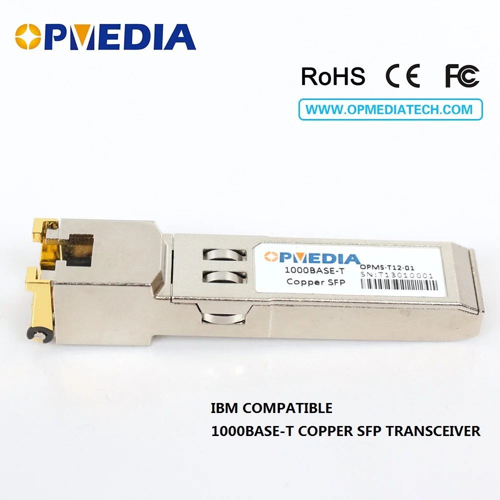 IBM compatible 1000Base-T Copper SFP TRANSCEIVER,1000M optical module, RJ45 connector,GLC-T,Low price!