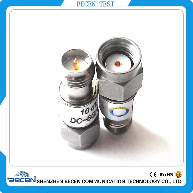 

2W SMA -l RF-,Antipolar attenuator ,Reverse polarity DC to 6.0GHz ,DC to 13 GHz,50ohm,1-40dB